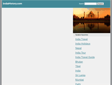 Tablet Screenshot of indiahistory.com